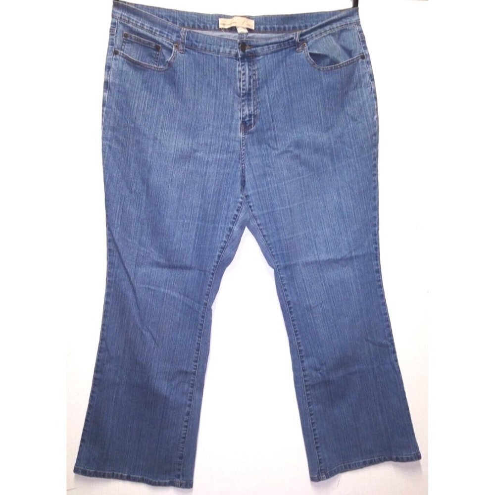 VENEZIA JEANS Womens PLUS SIZE 26 STRETCH blue bootcut EUC